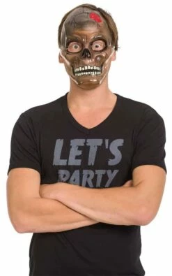 MASQUE - TRANSPARENT (CRANE DE SQUELETTE)