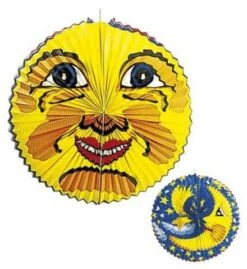 GLOBES LUNE ET SOLEIL (Décoration XL 60 Cm)