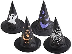 CHAPEAU PETITE SORCIÈRE (Assortiment 4 Modèles) 3 CHAPEAU PETITE SORCIÈRE (Assortiment 4 Modèles)