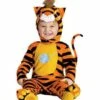 MASCOTTE BÉBÉ TIGRE (Costume Bébé Avec Cagoule) Taille Unique 12/18 Mois