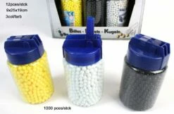 POT 1000 BILLES 3 COLORIS (RECHARGE ARMES A BILLES)