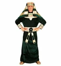 COSTUME DE PHARAON (Tunique+col+ceinture+coiffe) Tailles Adultes - Démo Vidéo