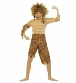 ENFANT DE LA JUNGLE (Costume Musclé, Bandeau) Tailles Enfants