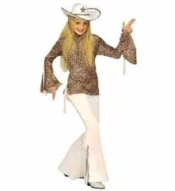 JEUNE FILLE DU TEXAS (Costume Avec Chapeau) Tailles Enfants De 8 à 13 Ans