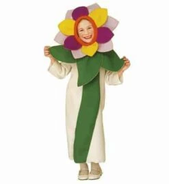 DÉGUISEMENT PETITE FLEUR (Costume Avec Cagoule) Tailles 3/4 Et 4/5 Ans