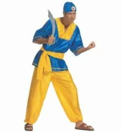 COSTUME PRINCE ARABE (Costume, Ceinture, Turban) Tailles Adultes