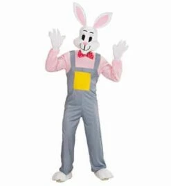 MASCOTTE DE LAPIN FUN (avec Mains+pieds+masque) Tailles Adultes - Démo Vidéo