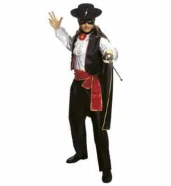 COSTUME CAVALIER MASQUÉ (Costume Et Accessoires) Tailles Adultes