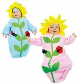 SAC A DODO FLEURS (Déguisement Bébé 0-9 Mois) Assortiment 2 Coloris