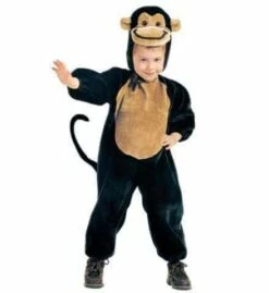 COSTUME PETIT CHIMPANZÉ (Pack 4 Costumes Enfants) Tailles 3/4 Ans Et 4/5 Ans