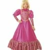 ROBE ROSE DE PRINCESSE (Robe Avec Jupon, Couronne) Tailles Enfant 8-10 Ans -FêteMagique Soldes 3711 nc 3711 a