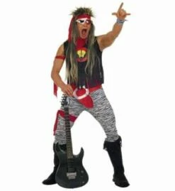 CHANTEUR ROCK STAR (Costumes Et Accessoires) Tailles Adultes