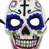 MASQUE JOUR DES MORTS (avec Une Croix Sur Le Crane) Dia De Los Muertos -FêteMagique Soldes 38271