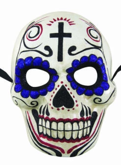 MASQUE JOUR DES MORTS (avec Une Croix Sur Le Crane) Dia De Los Muertos