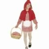 PETIT CHAPERON ROUGE (Robe+tablier+cape Capuche) Tailles Enfants - 5 à 13 Ans