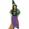PETITE SORCIÈRE PAUVRE (Robe Enfant Avec Chapeau) Tailles De 5 à 13 Ans -FêteMagique Soldes 3857 nc 3857 a