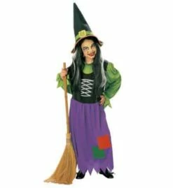 PETITE SORCIÈRE PAUVRE (Robe Enfant Avec Chapeau) Tailles De 5 à 13 Ans