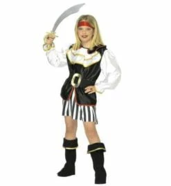 COSTUME PIRATE FILLE (Costume Et Accessoires) Tailles Enfants