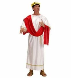 CÉSAR L' EMPEREUR ROMAIN (Tunique, Toge, Ceinture) Tailles Adultes - Démo Vidéo