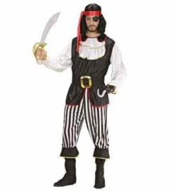 TENUE DE PIRATE BANDIT (Costume Et Accessoires) Tailles Adultes - Démo Vidéo