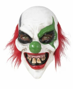 MASQUE CLOWN MÉCHANT (Masque Latex Et Cheveux)