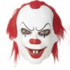 MASQUE CLOWN SADIQUE (Masque Latex Et Cheveux) -FêteMagique Soldes 40763