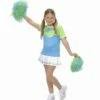 TENUE JEUNE POMPOM GIRL (Robe Avec 2 Pompons) Tailles Enfants - 2 Coloris -FêteMagique Soldes 4199 nc 4199 a
