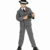 COSTUME PETIT GANGSTER (Pantalon, Veste, Chemise) Cravate - Tailles Enfants -FêteMagique Soldes 4254 nc 4254 a