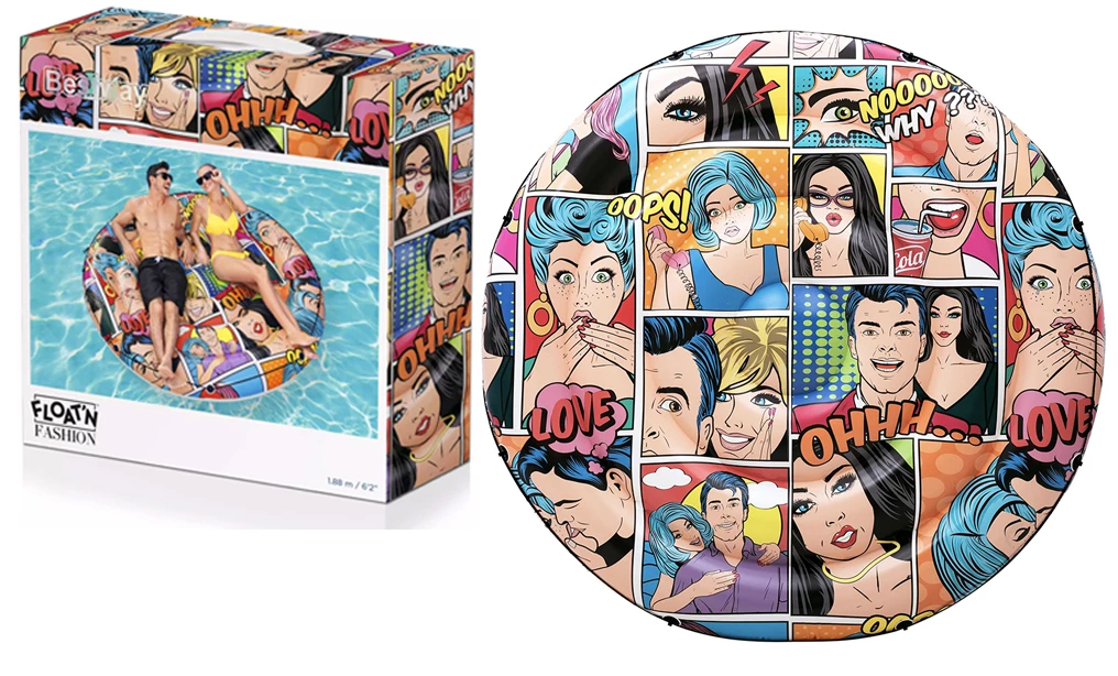 ÎLE GONFLABLE POP ART (Format Géant 188 Cm) 3 ÎLE GONFLABLE POP ART (Format Géant 188 Cm)