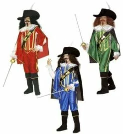 LES 3 MOUSQUETAIRES (Costume Et Accessoires) Tailles Enfants - 3 Coloris