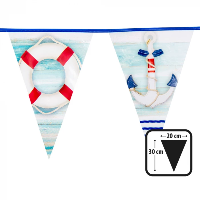 GUIRLANDE THÈME MARIN (Guirlande En Plastique) Longueur 6 Mètres 3 GUIRLANDE THÈME MARIN (Guirlande En Plastique) Longueur 6 Mètres