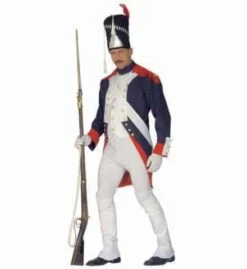 COSTUME DE GRENADIER (Tenue De Soldat De L'empire) Tailles Adultes