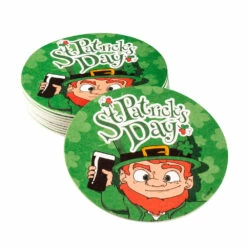 SOUS BOCKS SAINT PATRICK (10 Sous Verres De 10 Cm)