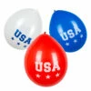 PACK DE 6 BALLONS USA (Taille 25 Cm) -FêteMagique Soldes 44962 1
