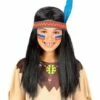 PERRUQUE GARÇON INDIEN (Avec Bandeau Et Plume) -FêteMagique Soldes 46932 nc 46932 a