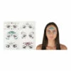 BIJOUX STRASS VISAGE (Pack 12 Pièces Pour Visage) 6 Modèles Assortis -FêteMagique Soldes 47014