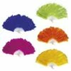 ÉVENTAIL EN PLUMES (Éventail Carnaval Brésilien ) Assortiment 5 Coloris -FêteMagique Soldes 4718A nc 4718A a