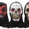 MASQUE DE SQUELETTE (Masque En PVC - 3 Modèles) -FêteMagique Soldes 48760
