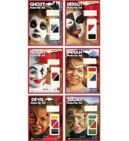 KIT DE MAQUILLAGE ENFANT (6 Personnages Halloween) 3 KIT DE MAQUILLAGE ENFANT (6 Personnages Halloween)