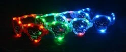 LUNETTES TÊTE DE MORT (Lunettes Lumineuses A Led)