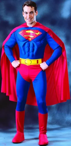 DÉGUISEMENT SUPERMAN (Torse 3D - Tailles Adultes)