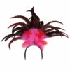 COIFFE BRÉSILIENNE SAMBA (Plumes Roses Et Noires) -FêteMagique Soldes 52283 2