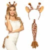 SET DE GIRAFE 2 PIÈCES (Oreilles Et Queue) -FêteMagique Soldes 52321 1