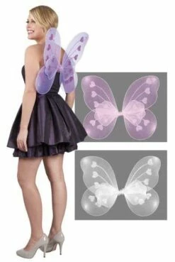 AILES FÉERIQUES PAPILLON (Taille 50/36 Cm - 3 Coloris)