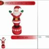 PÈRE NOEL AUTO GONFLANT (Père Noel Tournant - 180 Cm) Décoration De Noël