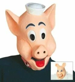 MASQUE COCHON STAR (Mister Et Miss Piggy) Masque En Latex - 2 Modèles