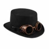 CHAPEAU STEAMPUNK (Chapeau Haut De Forme) Lunettes De Soudeur -FêteMagique Soldes 54500