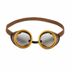 LUNETTES RETROPUNK (Lunettes Rondes Dorées) Collection Steampunk