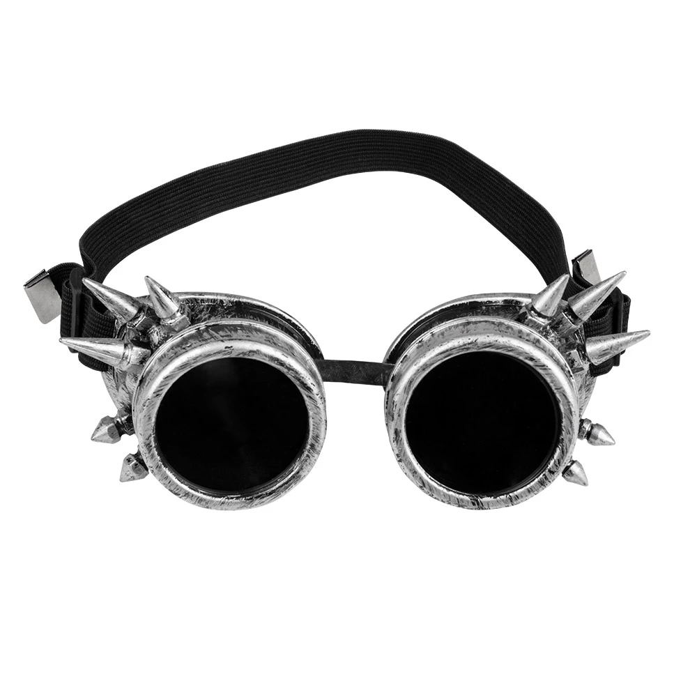 LUNETTES CYBERPUNK (Lunettes Rondes Argentées) Collection Steampunk 3 LUNETTES CYBERPUNK (Lunettes Rondes Argentées) Collection Steampunk