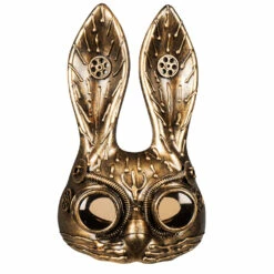 MASQUE LAPIN STEAMPUNK (Lunettes Intégrées)